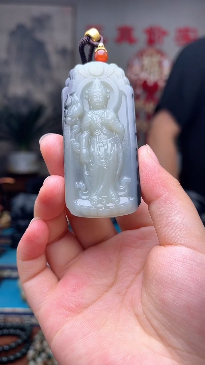 和田玉未镶嵌挂件1