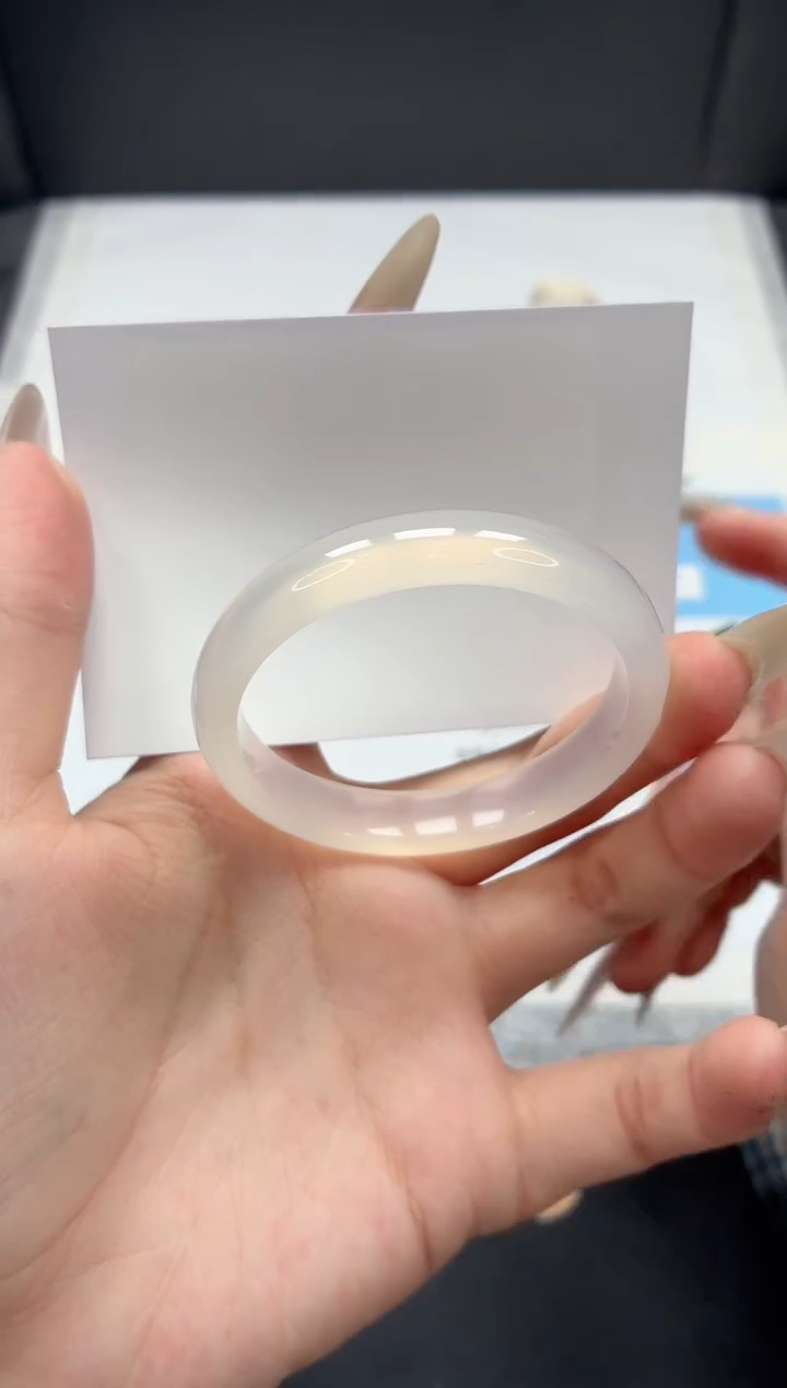 石英质玉手镯未镶嵌377/荔枝50.5