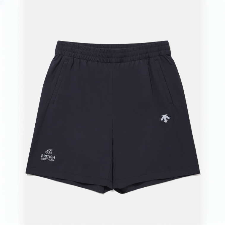 DESCENTE/迪桑特25新夏男女铁人三项联名速干休闲短裤套装IHP41