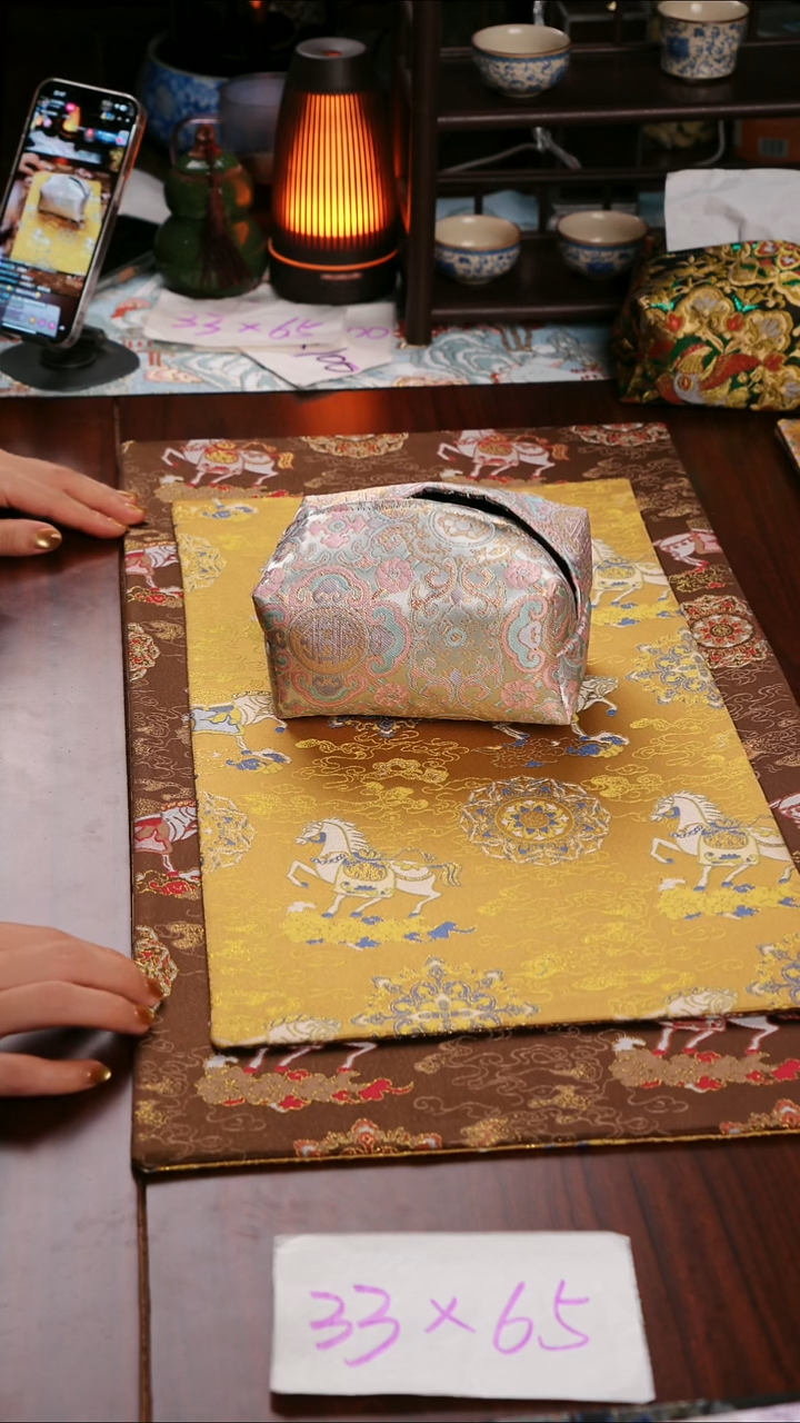 【吉祥如意纸巾套长16宽10高7】