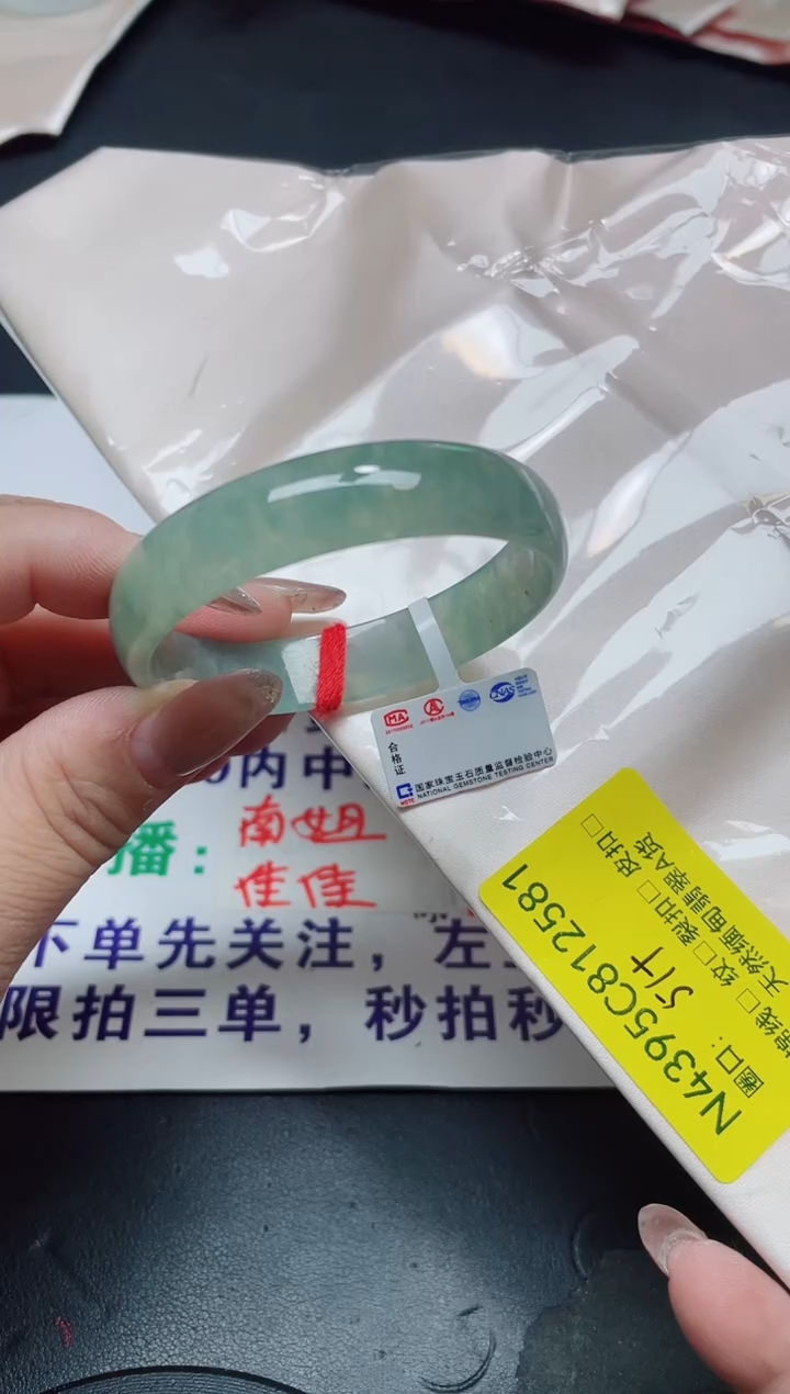 未镶嵌手镯翡翠&*51+/12581