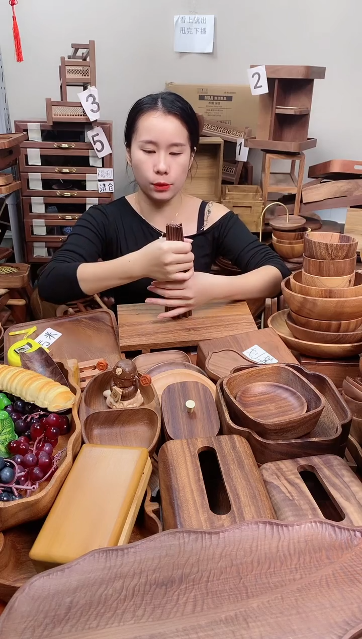 木 北美黑胡桃木筷子  到手10双  A 
