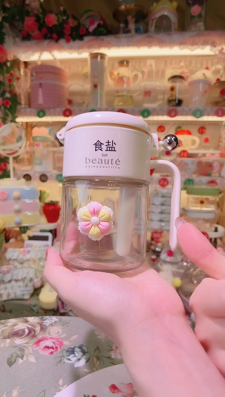 花朵调料罐——手工制作品质好！