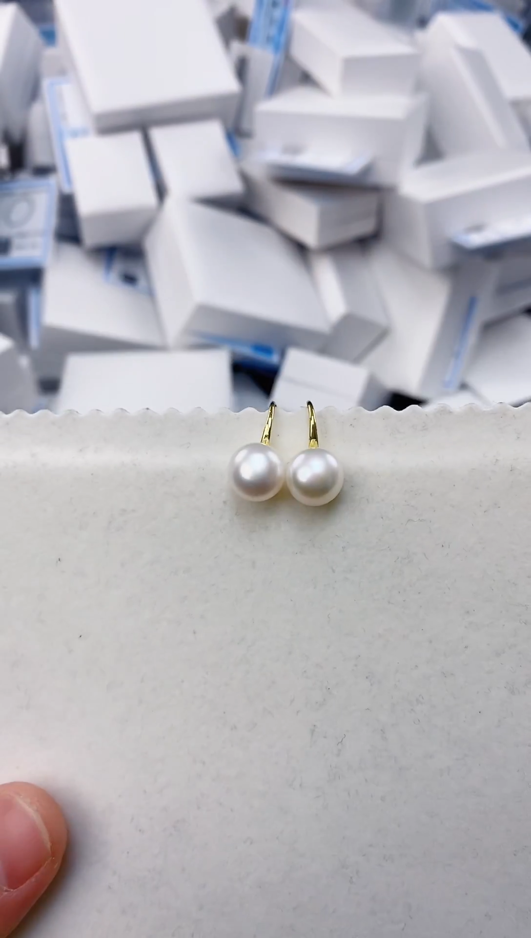 未镶嵌耳饰淡水珍珠ED1032