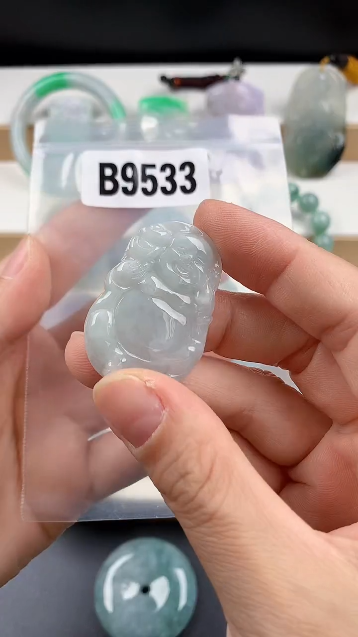 颈饰未镶嵌翡翠天然翡翠吊坠挂件