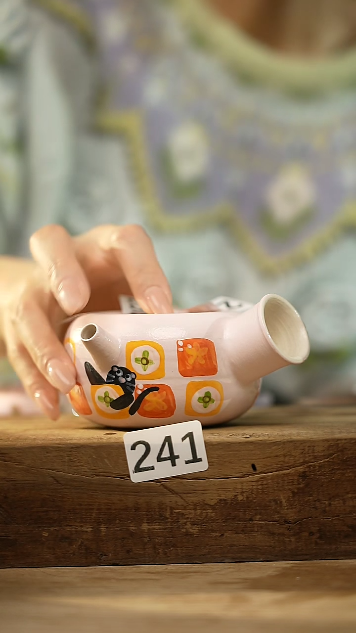 【闪购商品】瓷片中国美院设计师 小吴 款/ 侧把壶