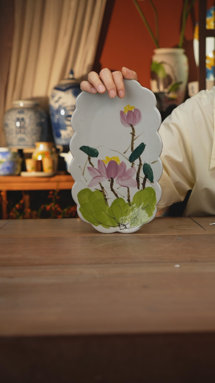 现代 景德镇设计师釉下手绘陶瓷餐具