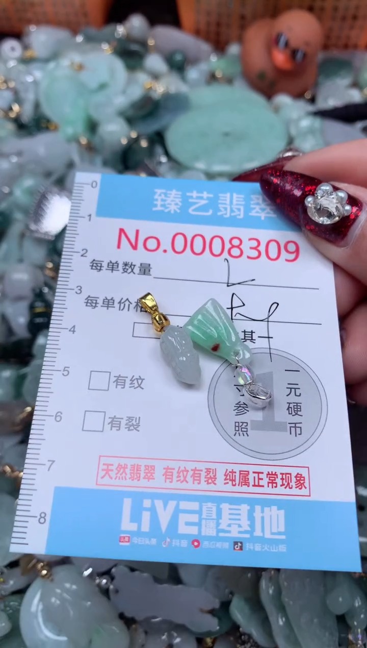 颈饰未镶嵌翡翠8309