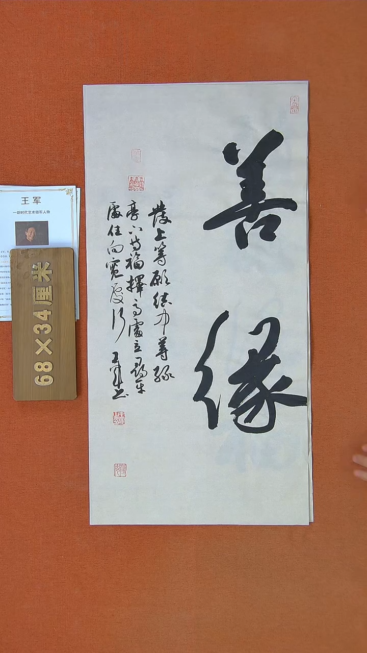 【闪购商品】书法366a王军书法作品