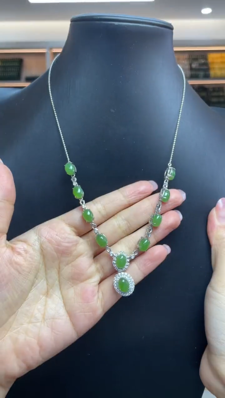 【闪购商品】和田玉·银S925镶嵌多样性发一件