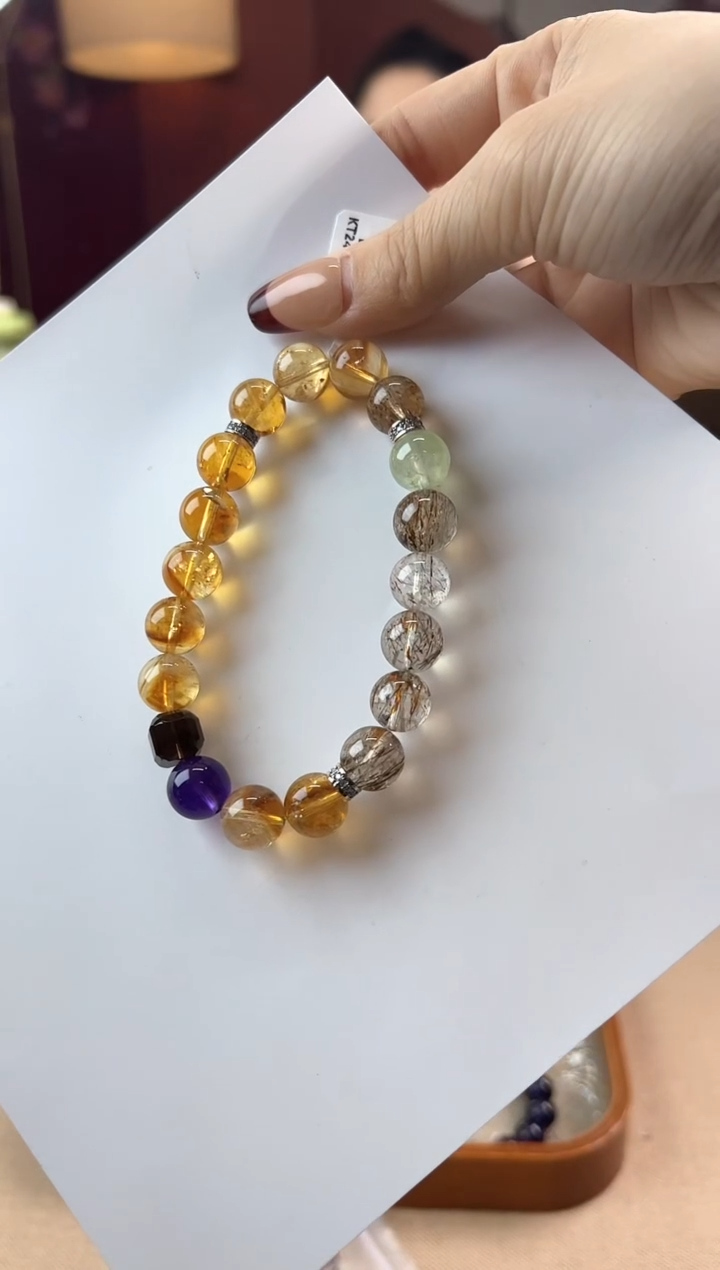 【闪购商品】水晶手链银S925镶嵌KT24071418