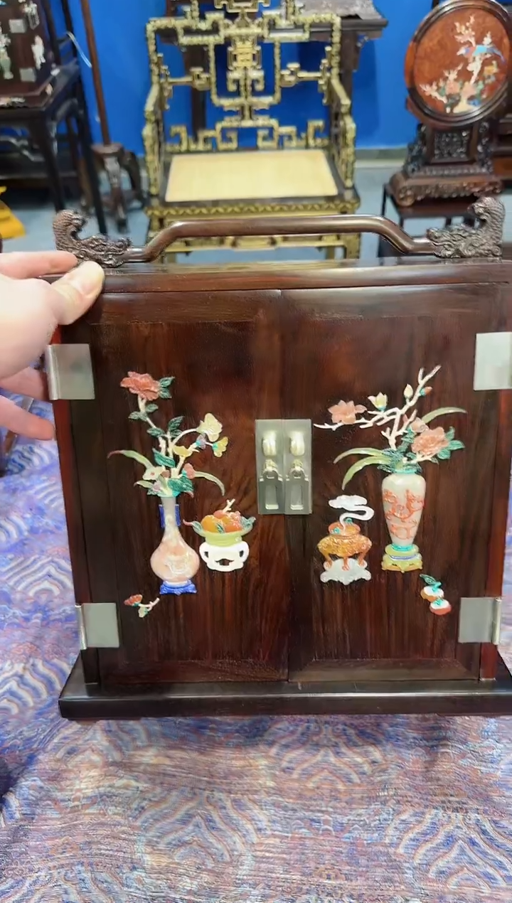 【闪购商品】红酸枝木类成套家具柜子