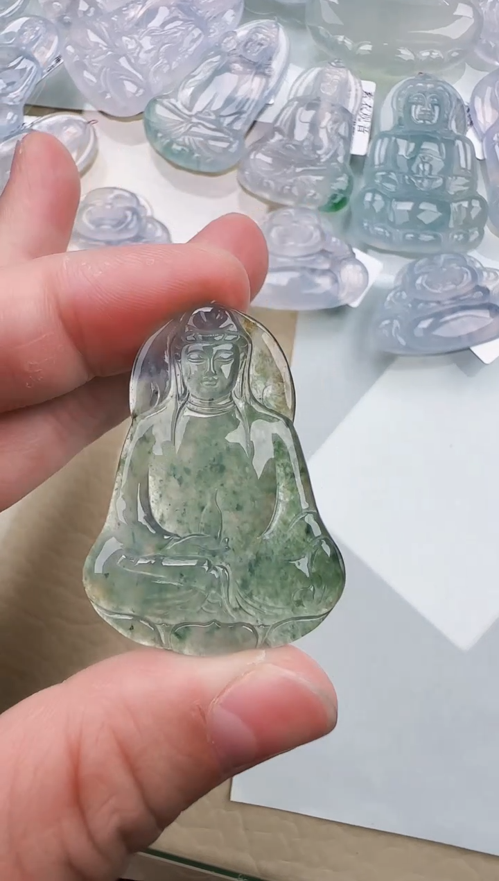 颈饰未镶嵌翡翠缅甸翡翠a货