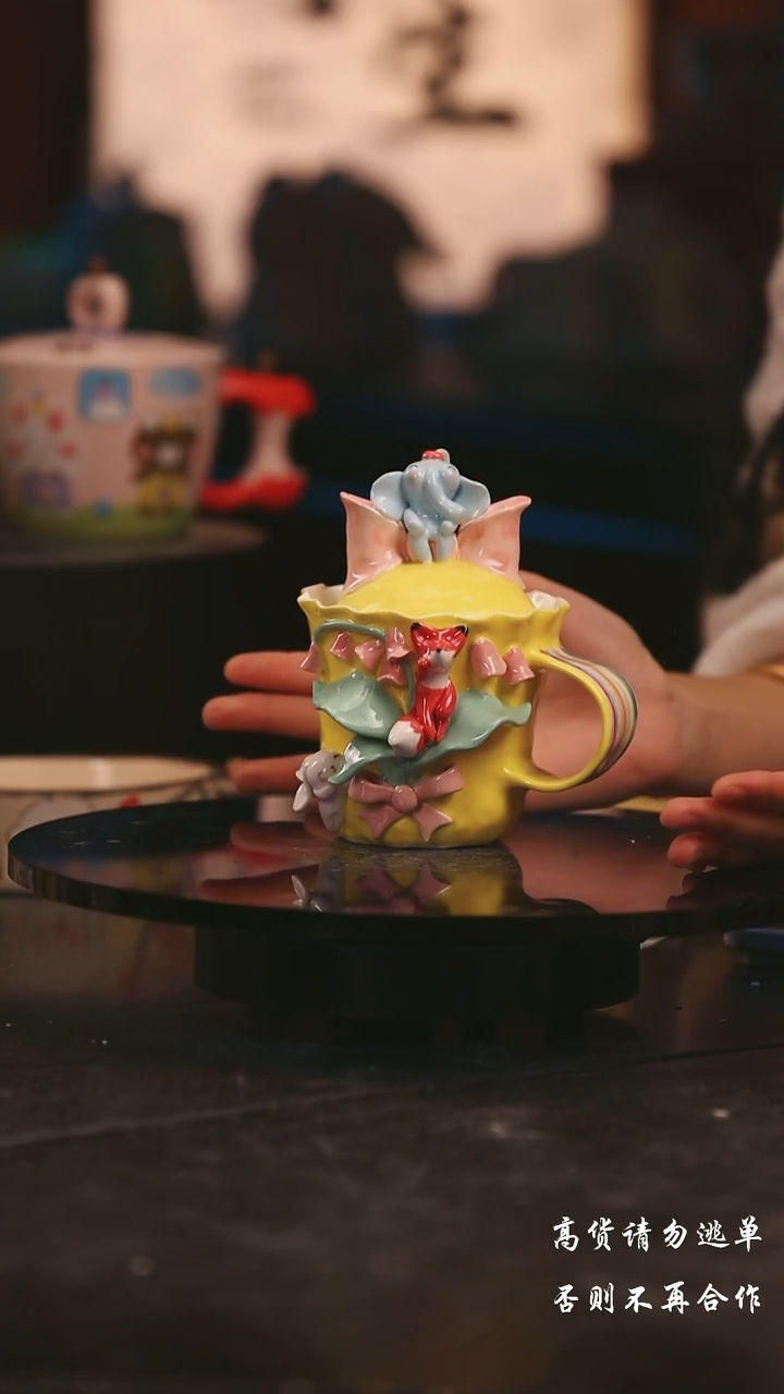 陶瓷景德镇可爱设计师款陶瓷 