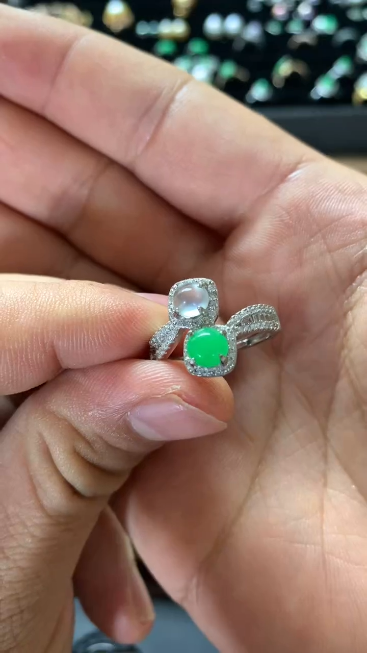 未镶嵌戒指翡翠C****i戒指