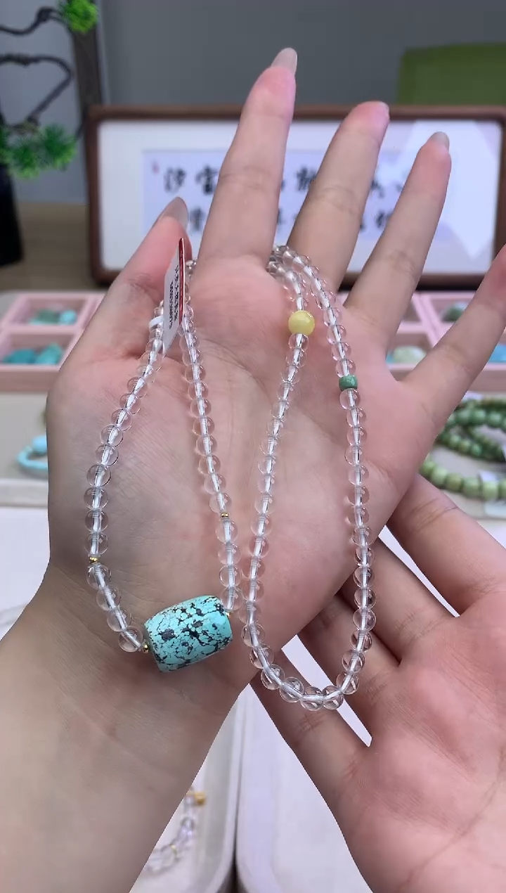 【闪购商品】绿松石项链未镶嵌R25项链