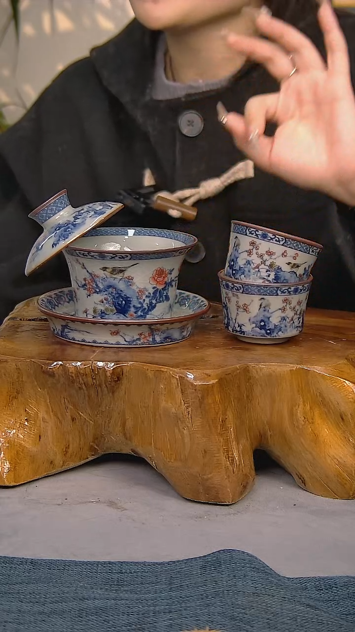 【闪购商品】3件套陶瓷茶具简装家用系列 