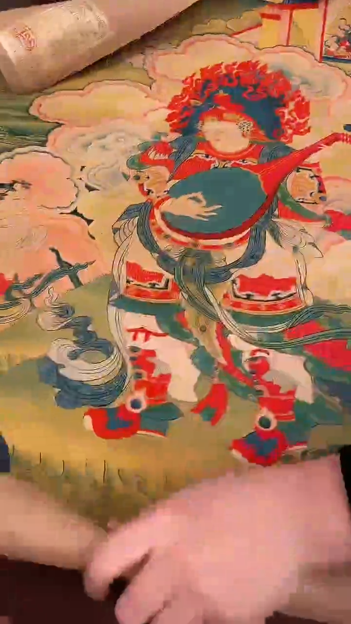 装裱画精美唐卡tk16071