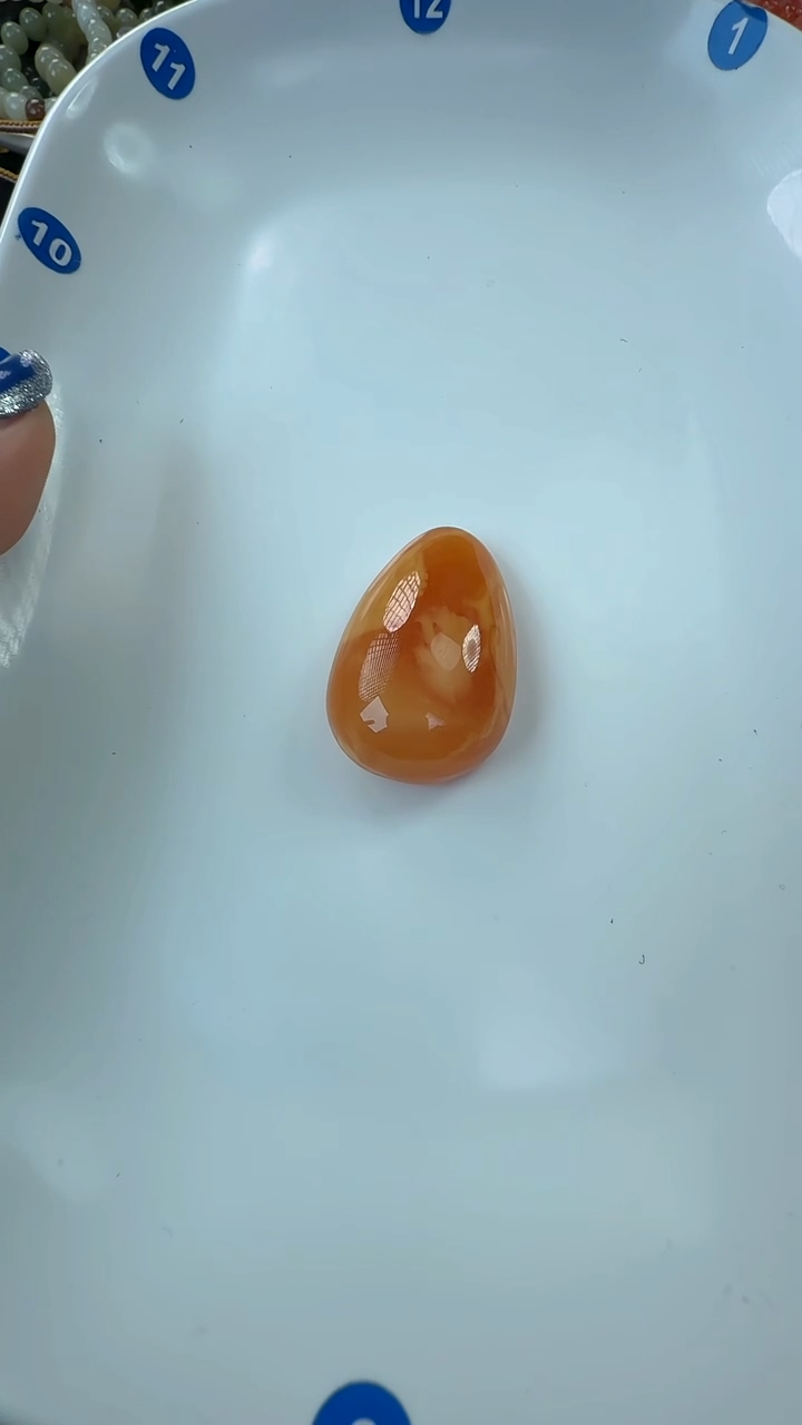 蜜蜡颈饰未镶嵌寒*寒烟的一个