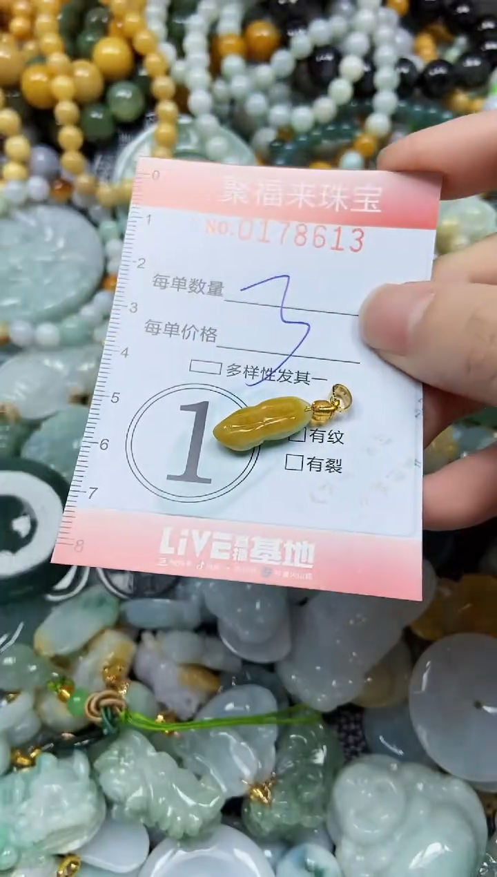 翡翠未镶嵌颈饰闪购0178613