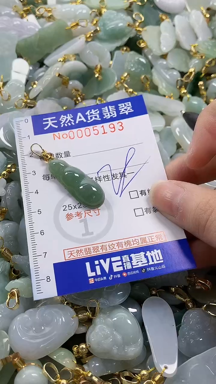 颈饰未镶嵌翡翠纯天然货翡翠