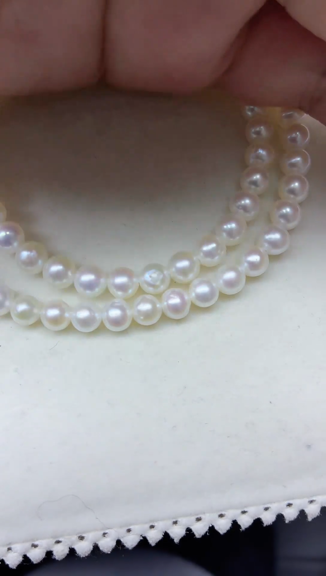 淡水珍珠未镶嵌项链A37