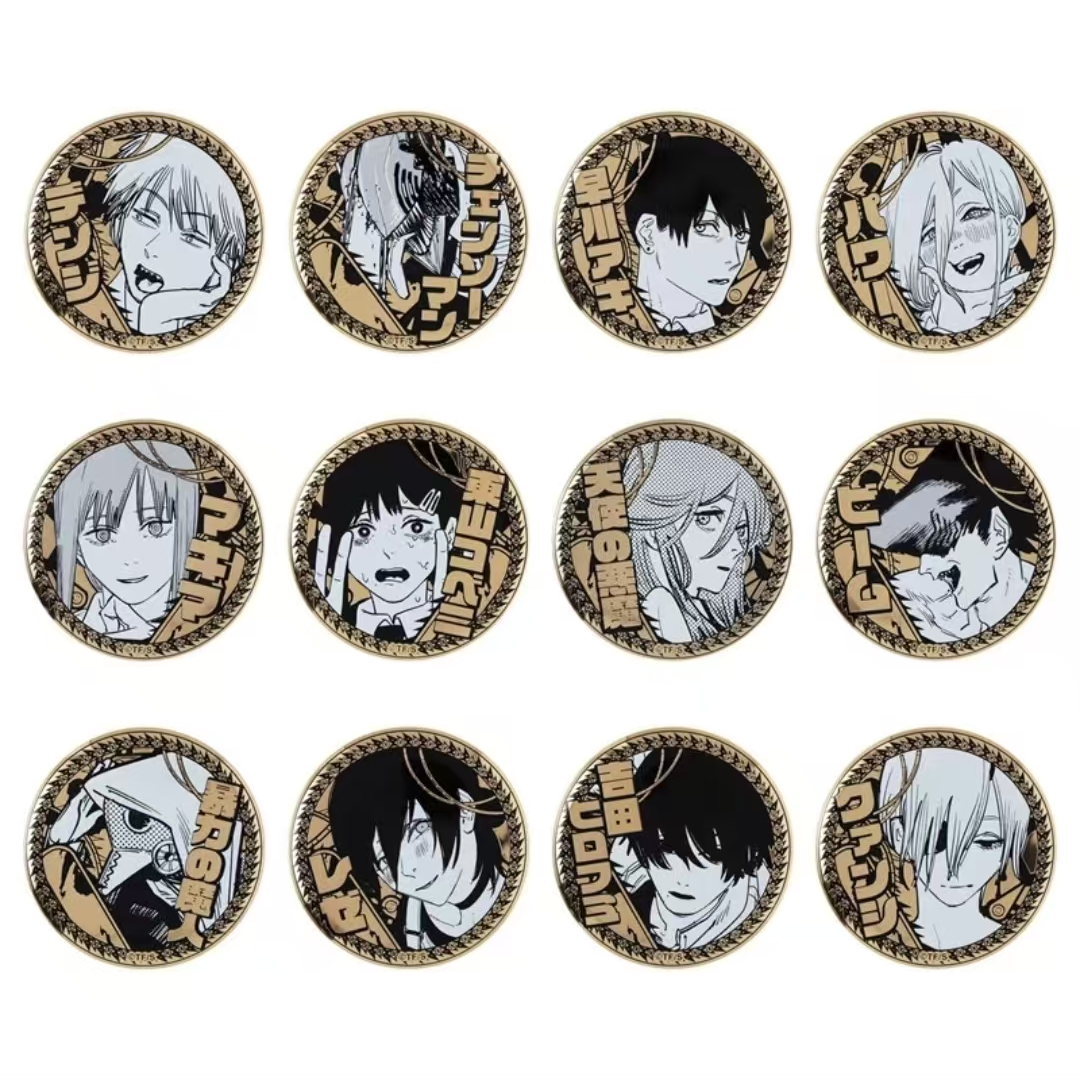 【电锯人】雕金吧唧 散池 盲盒