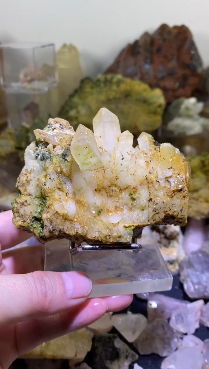未镶嵌珠宝半成品水晶39号210g四川超七花园水晶