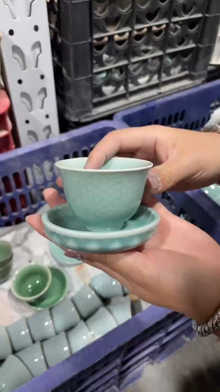 【闪购商品】1杯1拖 特价 福利  慧仙青瓷