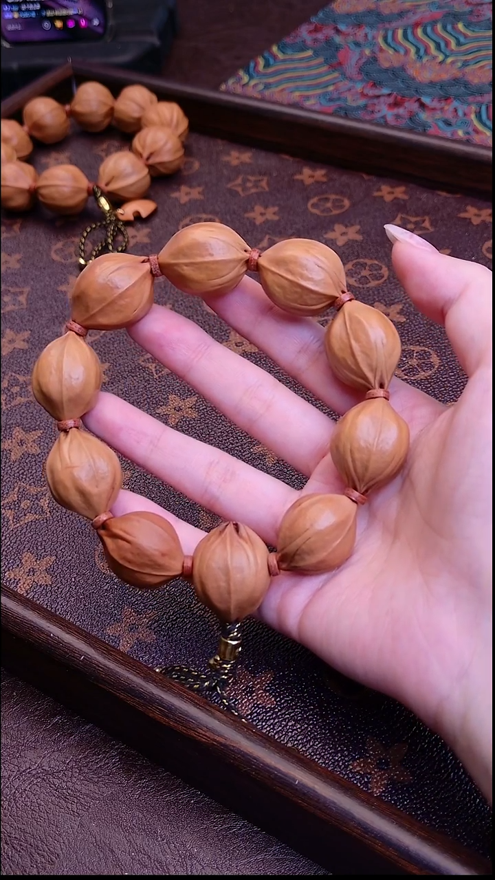 手串橄榄核1927精挑梅林铁核正四花头货-带配套盘玩工具