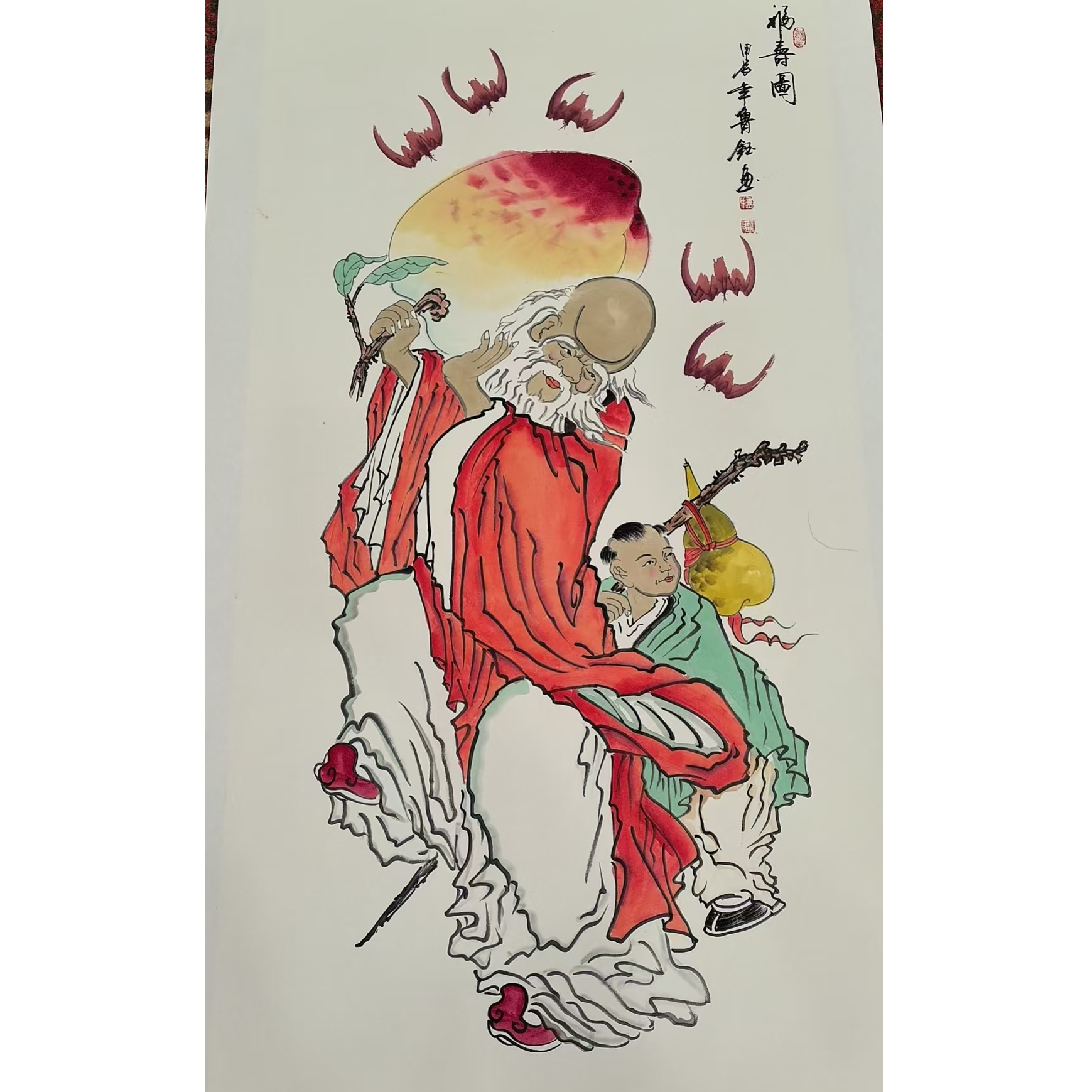 橱窗展示/传奇美术/原名王奉超笔名鲁钰/宣纸国画/带证书