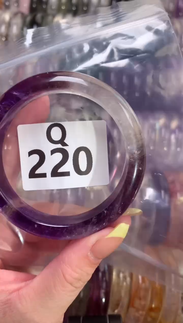 【闪购商品】水晶手镯未镶嵌水晶220-55