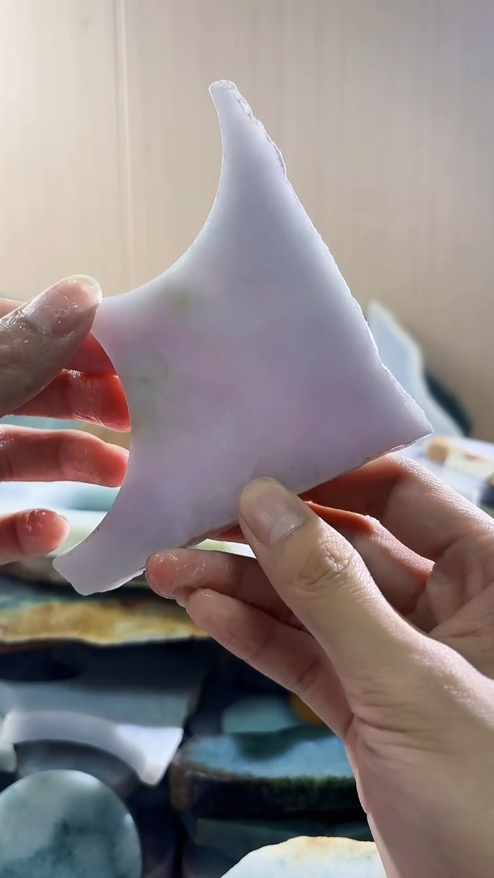 翡翠未镶嵌颈饰翡翠A货 陈谭91