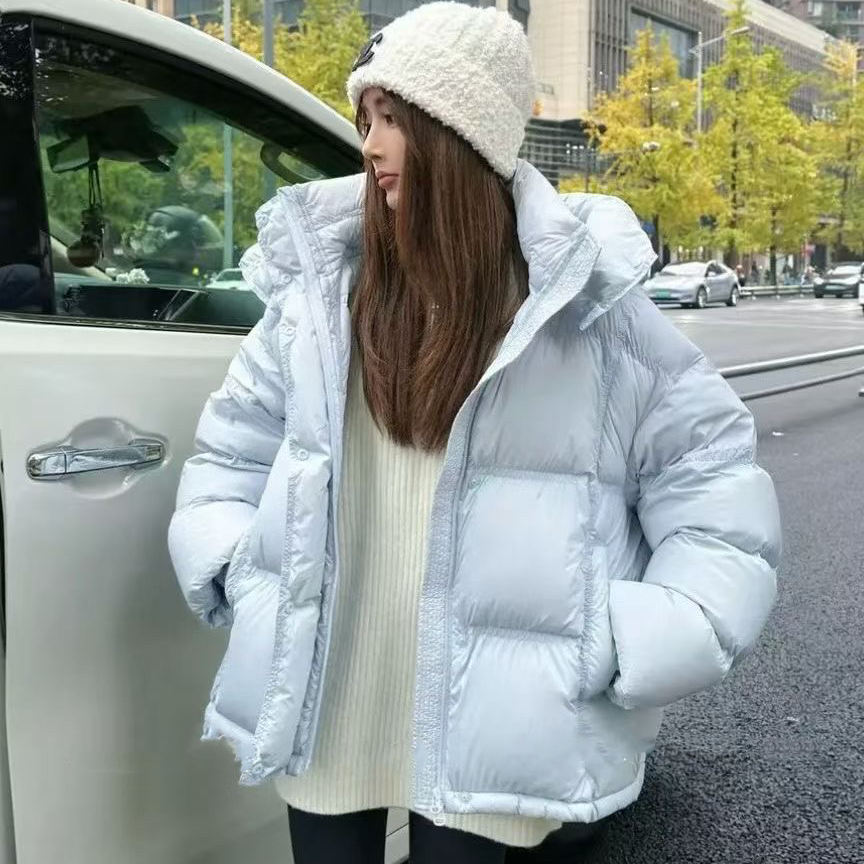 [NN]欧货中长款连帽泡芙90白鸭绒时尚百搭韩版