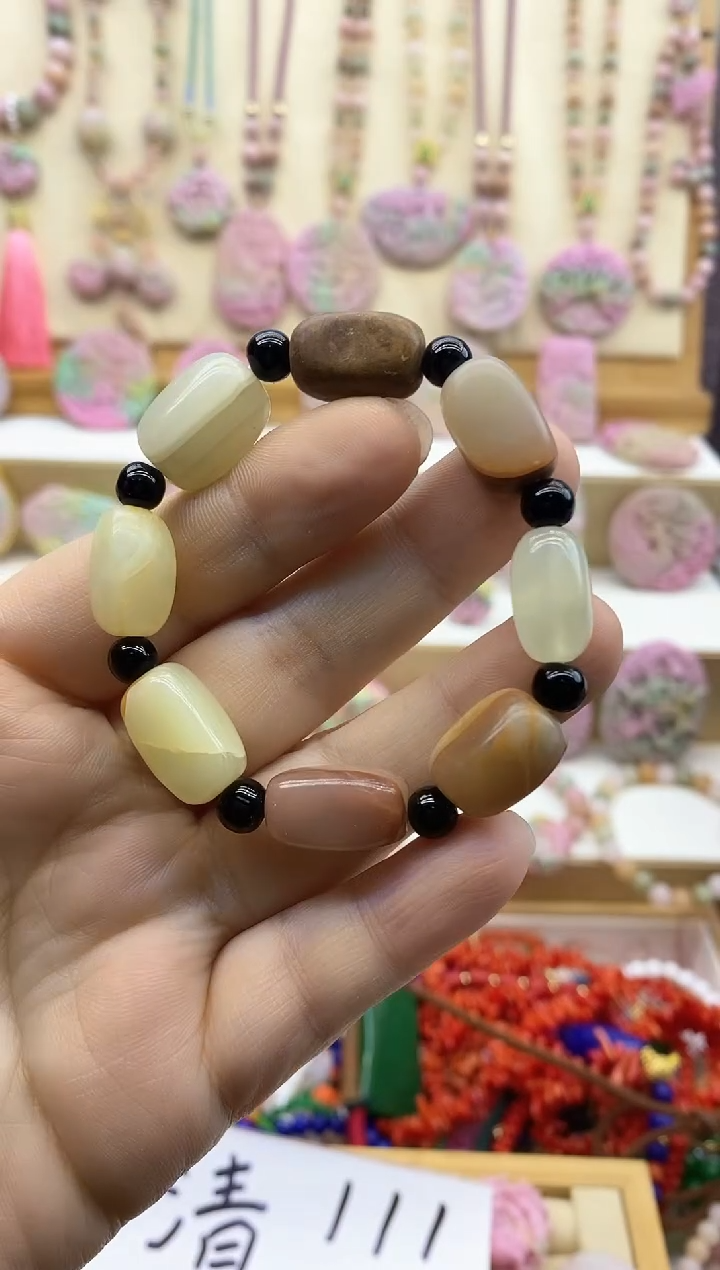 【闪购商品】和田玉（糖玉）手链未镶嵌666666666666666666