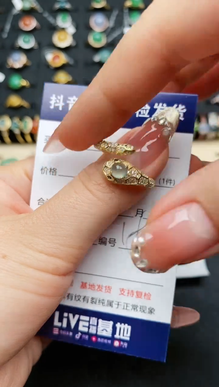 【闪购商品】翡翠戒指银S925镶嵌..........
