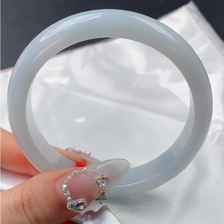 【欢乐翡翠精选】抖音基地发货 天然A货翡翠正圈晴蓝调调