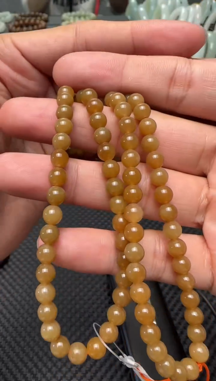 项链未镶嵌和田玉金山糖项链卡6*108  