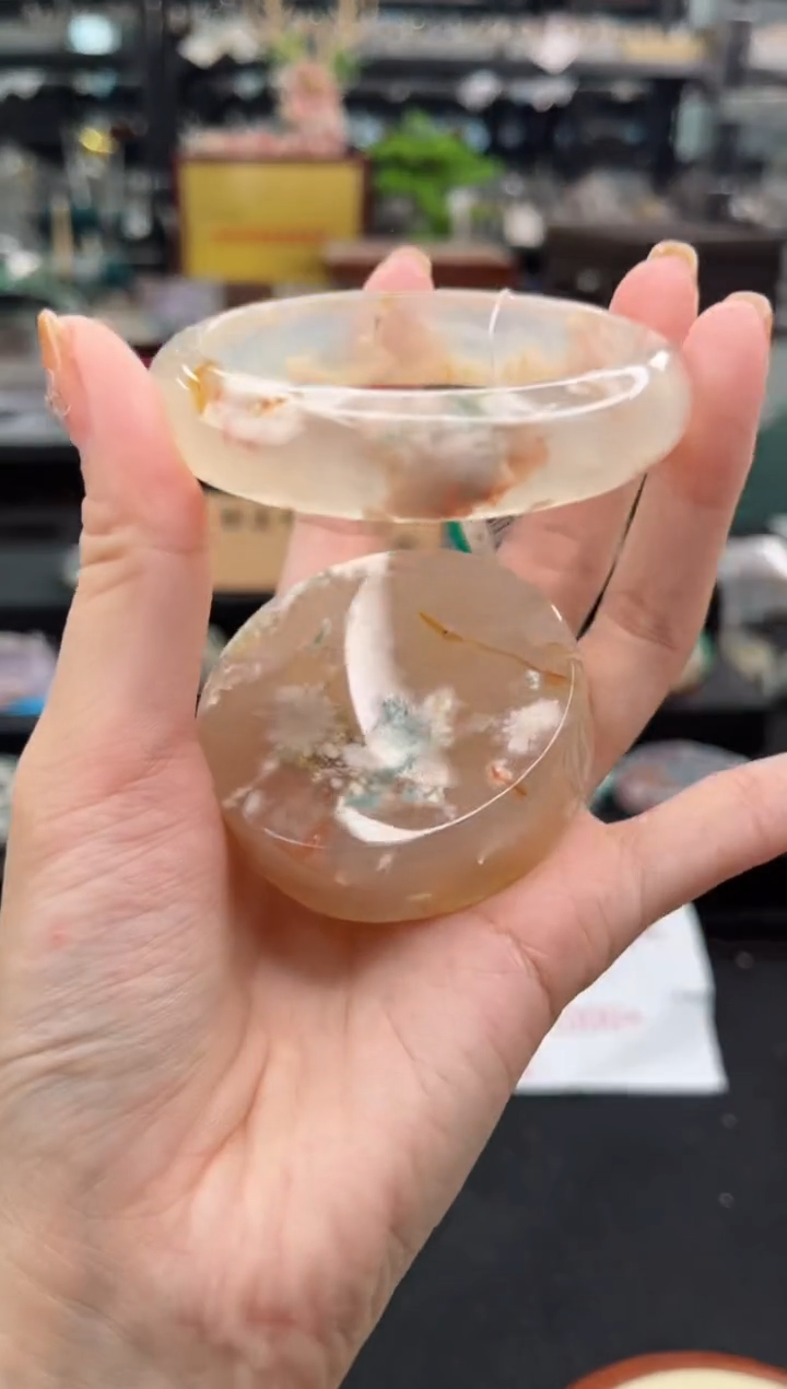 【闪购商品】石英质玉手镯未镶嵌56圈口（赠品镯心）6687178