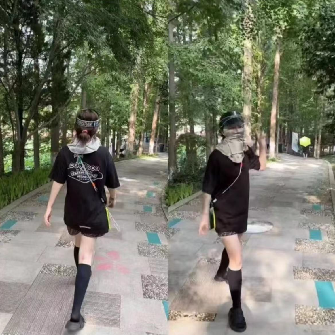 【BORAKOO】【吉莉】荧光扎染斜跨手机绳手机链(不包含手机壳)