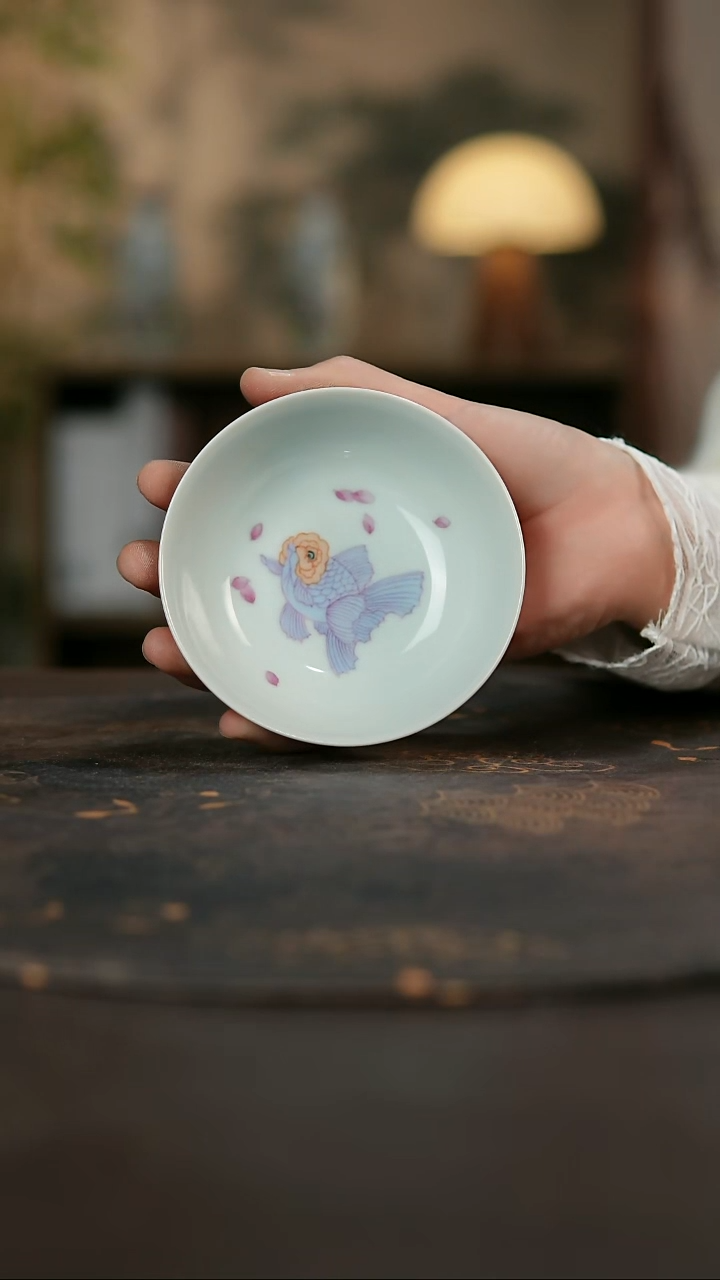 景德镇陶瓷杯碗柴烧多人