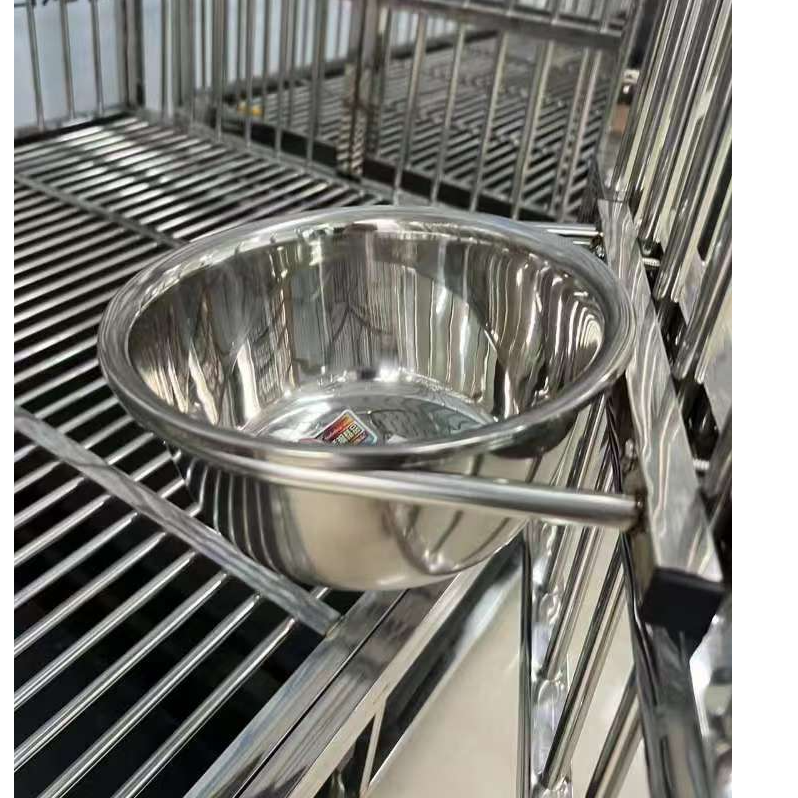 狗碗猫碗悬挂式宠物碗不锈钢特厚固定防打翻喂食喂水盆