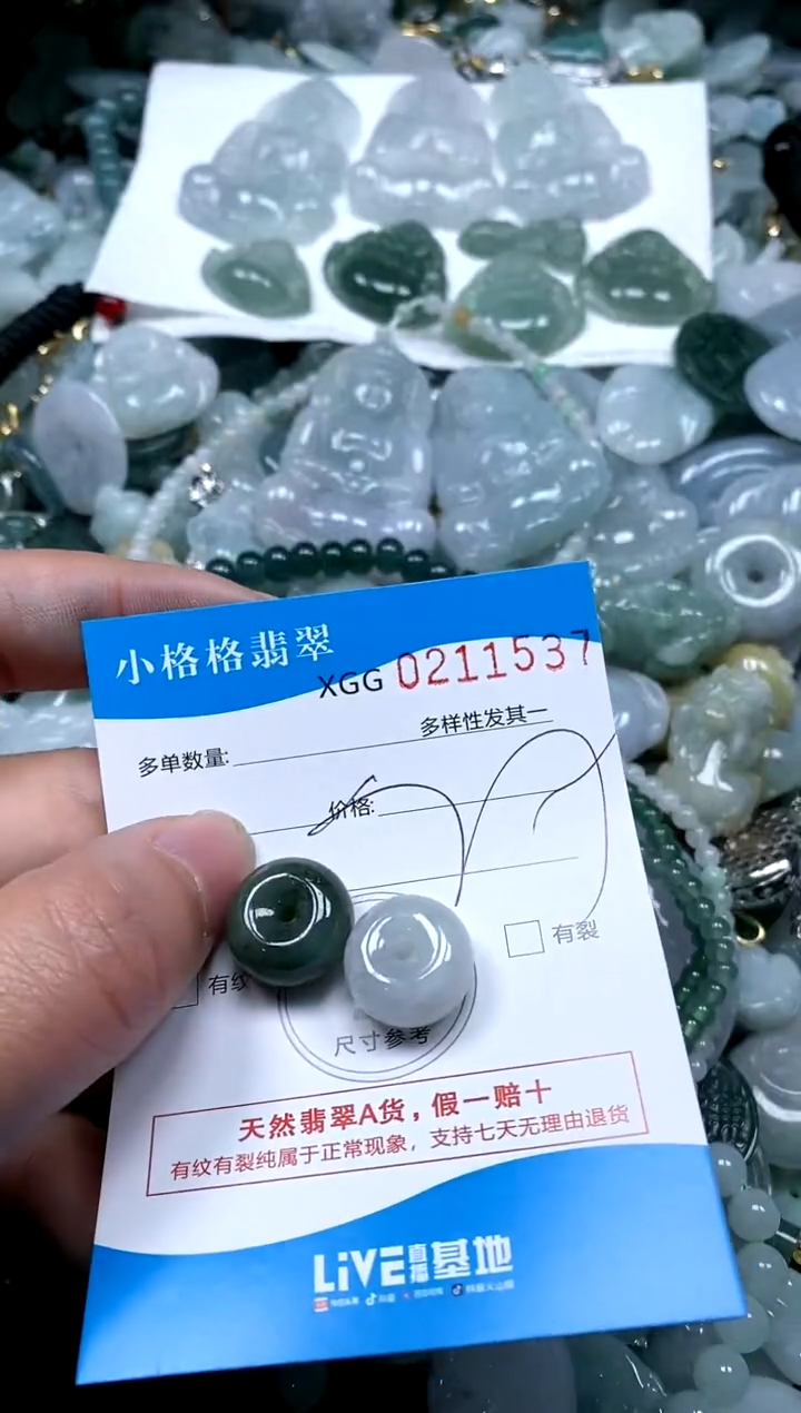 【闪购商品】翡翠颈饰未镶嵌闪购商品0211537