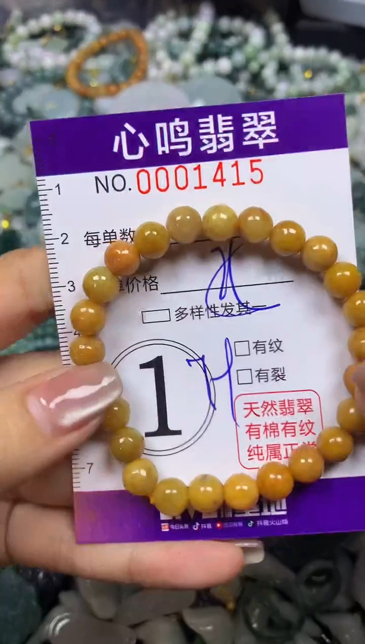 翡翠未镶嵌颈饰闪购001415