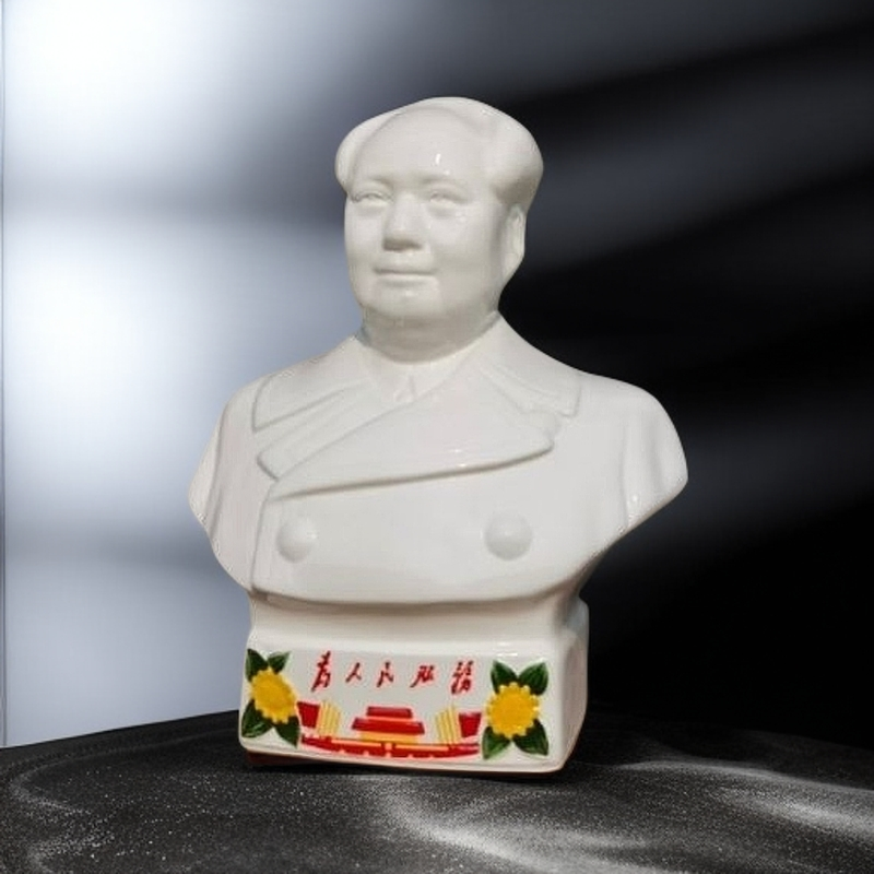 伟人瓷像毛主席塑像陶瓷摆件雕像伟人雕塑毛爷爷像家庭办公陶瓷像