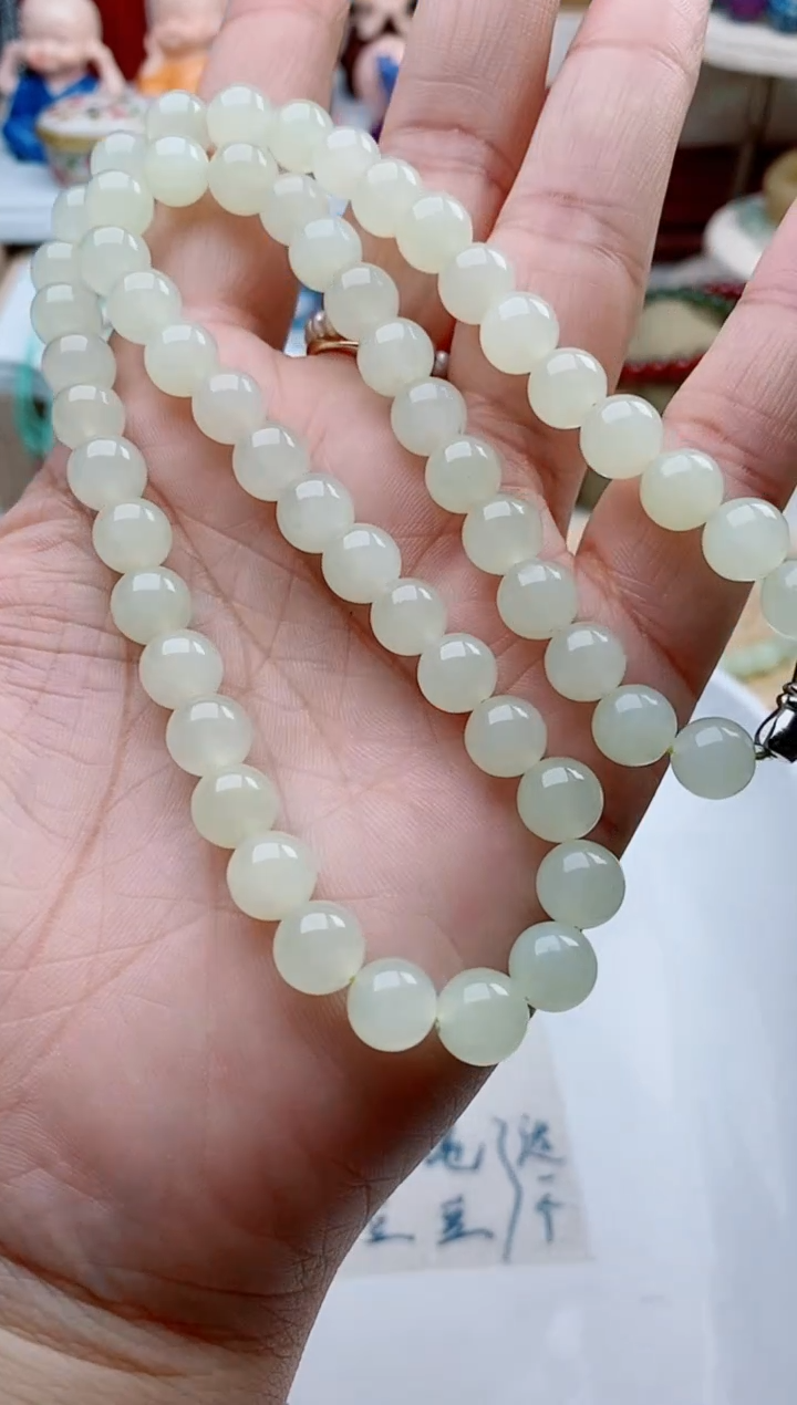 和田玉未镶嵌颈饰蜂蜜水一条240