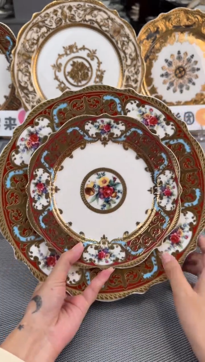 【闪购商品】瓷片11+8英寸大小盘 福利 正品