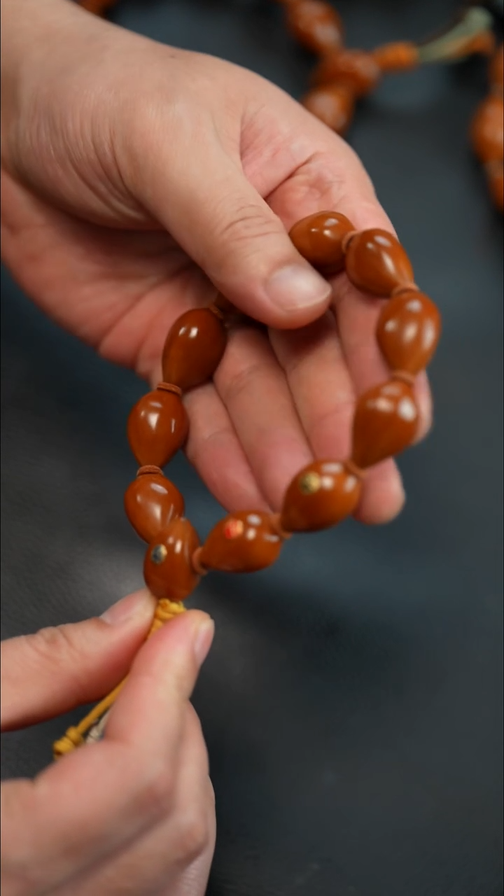 手串/手链橄榄核沐光--1.5精抛老油核三标款