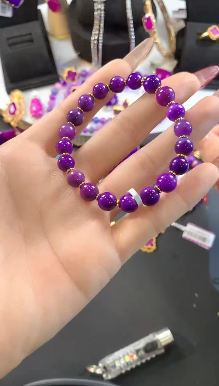 【闪购商品】苏纪石（舒俱来）.18K金镶嵌舒俱来手串