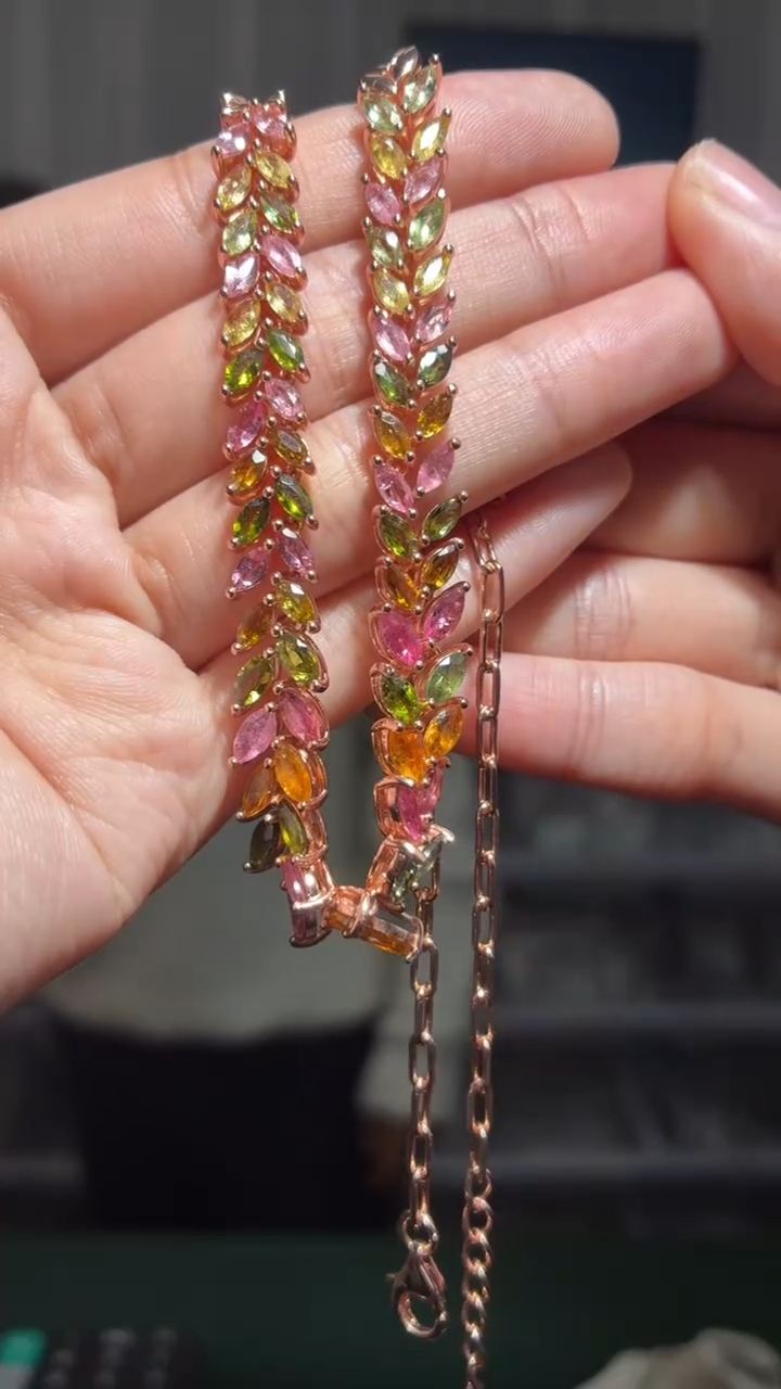 银S925镶嵌其他碧玺（扎德严选）（扎德严选）